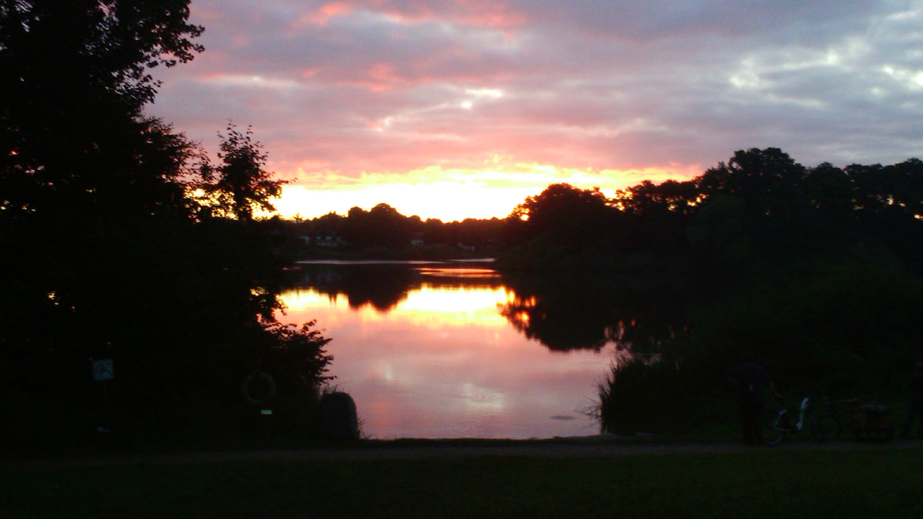 Bordesholmer See Sonnenaufgang